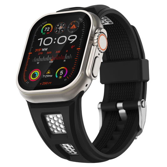 Grid Rugged Silicone Sport Band For Apple Watch - Nuvbands